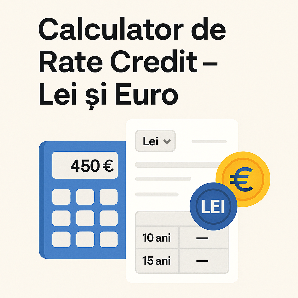 Calculator de Rate Credit - Lei și Euro